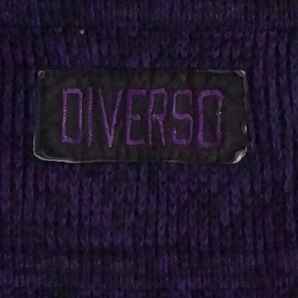 Field Gear Purple Knit Crewneck Sweater Outdoorsman Eclectic Grandpa Cozy L - Picture 6 of 9